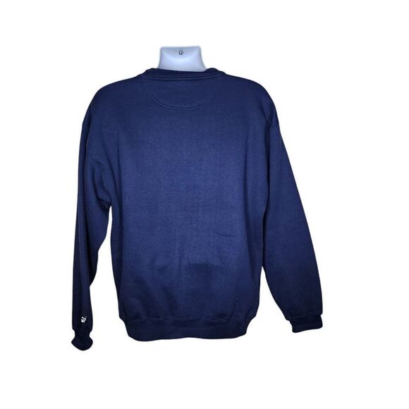 Puma Vintage 90s MLB Cleveland Indians Baseball Sweatshirt Mens M Blue Crewneck - Picture 5 of 8